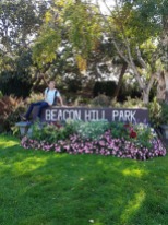 Exploring Beacon Hill Park with Ross